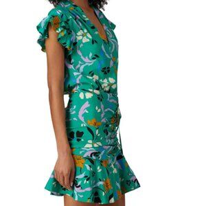 Green Printed Maria Dress - Veronica Beard